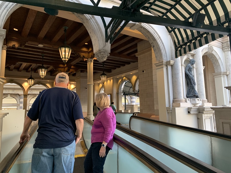The Venetian — Inside the resort.
