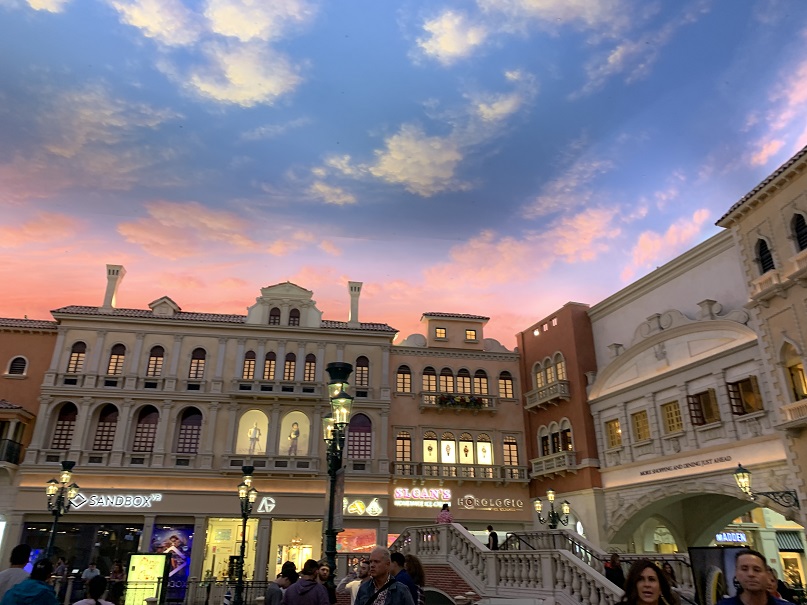 The Venetian — Inside the resort.