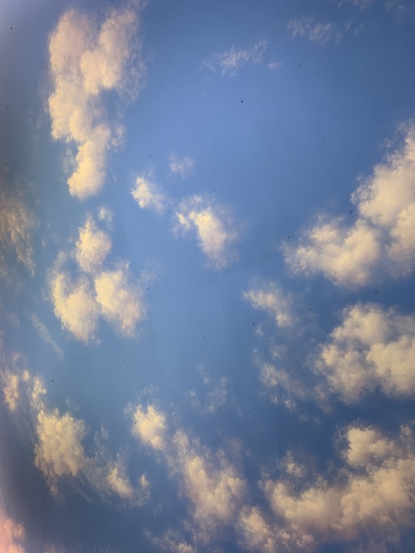 The Venetian — The ceiling painted sky.