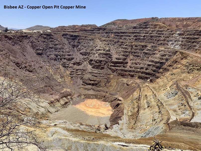 Bisbee, AZ — open pit copper mine