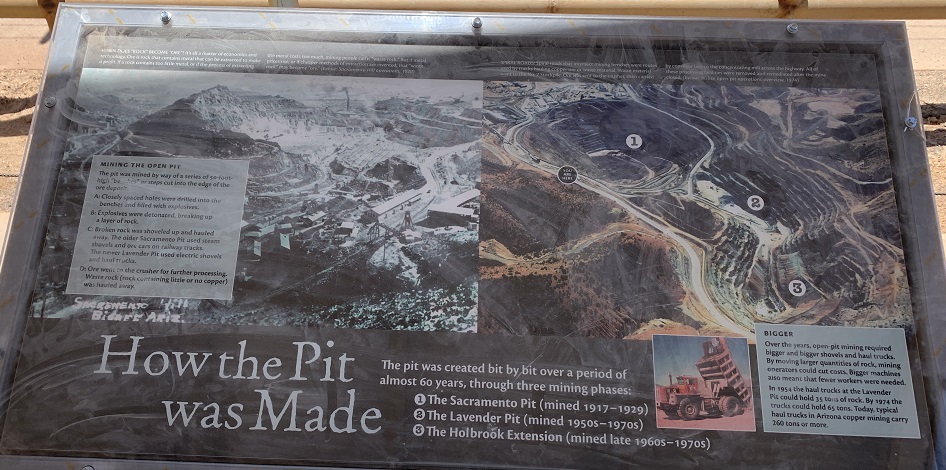 Bisbee, AZ — open pit mine information