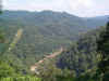 Looking down at a river with a railroad track running parallel to it...6-01picture31.jpg (62698 bytes)