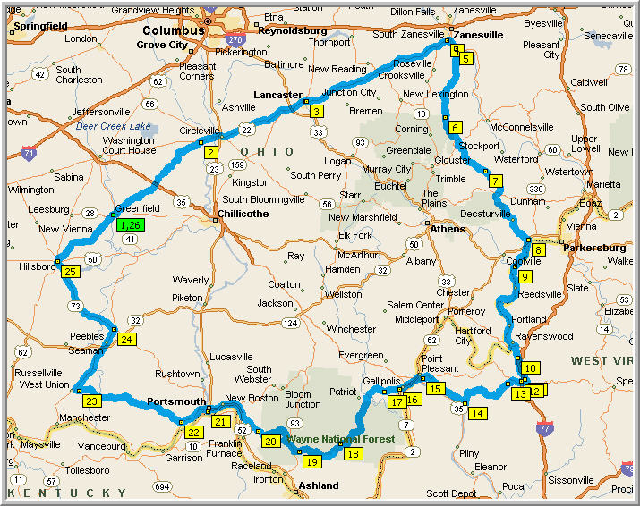 Complete route map